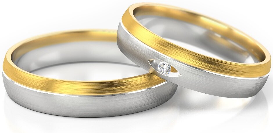 Trouwringen Goud model 72881 | Stel uw eigen set samen