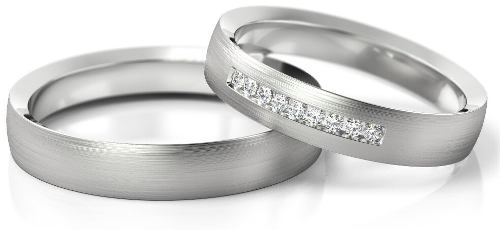 Trouwringen Witgoud model 32794 | Stel uw eigen set samen