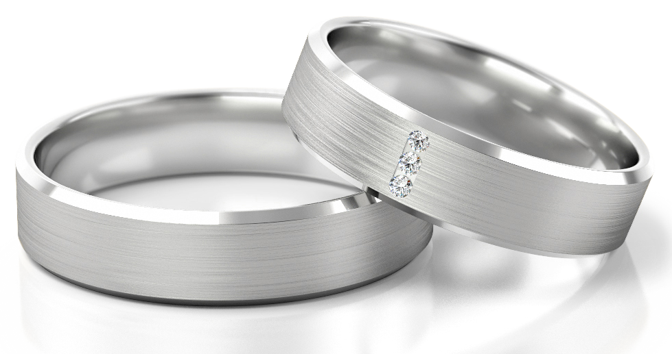 Trouwringen Witgoud model 52689 | Stel uw eigen set samen