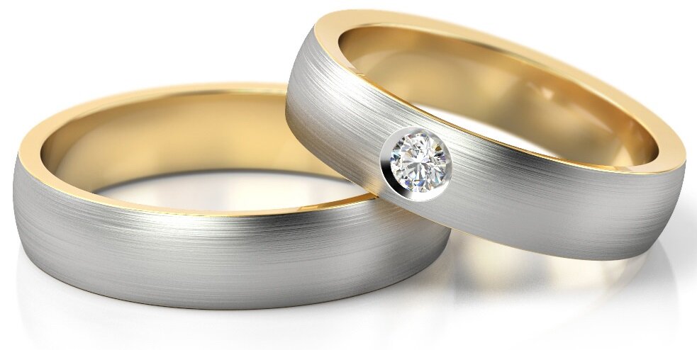 Trouwringen Witgoud model 82498 | Stel uw eigen set samen