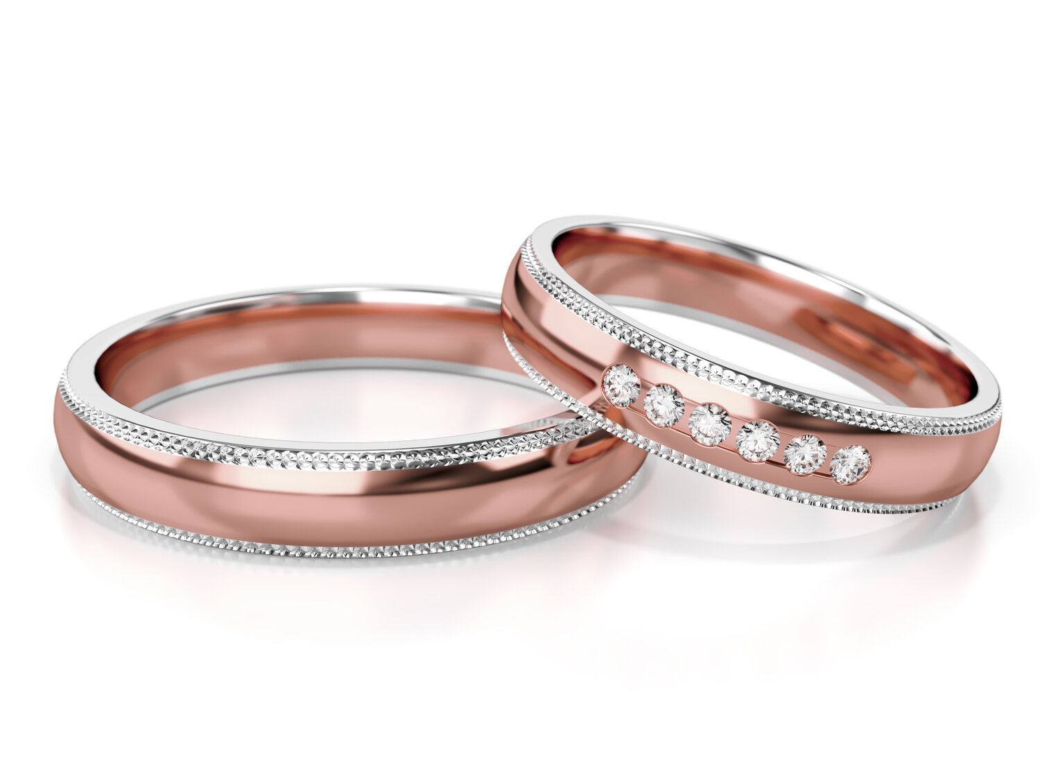 Trouwringen Goud model 43379 | Stel uw eigen set samen