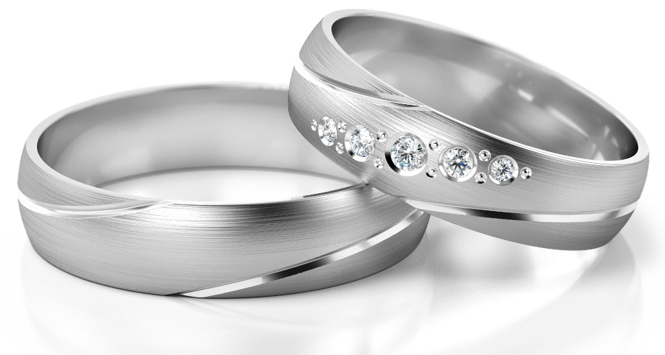 Trouwringen Witgoud model 73029 | Stel uw eigen set samen