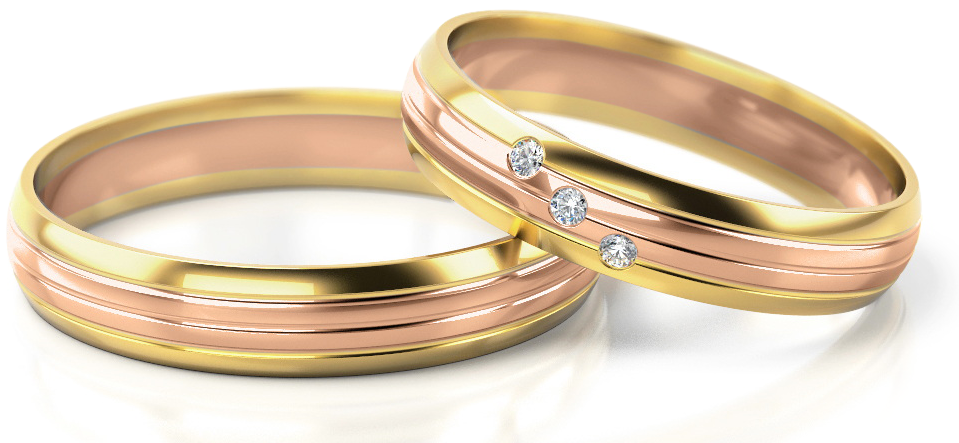 Trouwringen Goud model 52385 | Stel uw eigen set samen