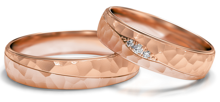 Trouwringen Roségoud model 53197 | Stel uw eigen set samen