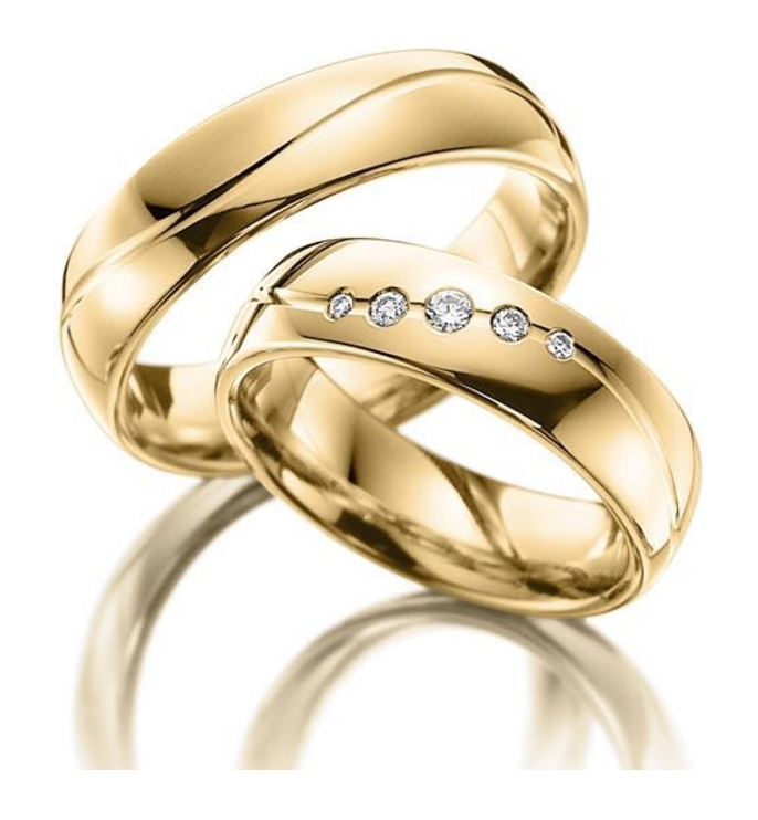 Trouwringen model BI | Stel uw eigen set samen