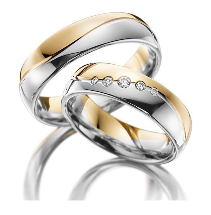 Trouwringen model BJ | Stel uw eigen set samen