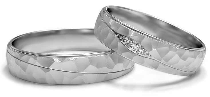 Trouwringen Witgoud model 53197 | Stel uw eigen set samen