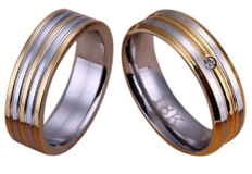 Trouwringen model V | Stel uw eigen set samen