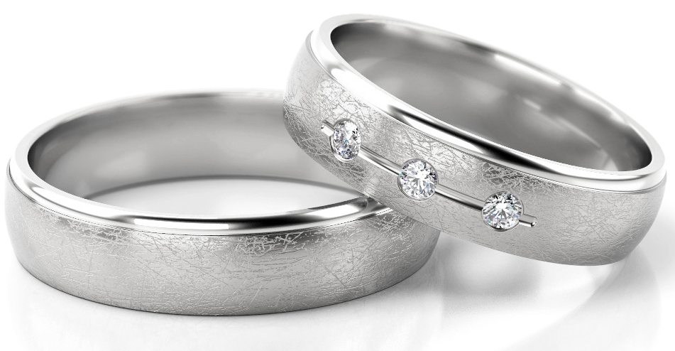 Trouwringen Witgoud model 32643 | Stel uw eigen set samen