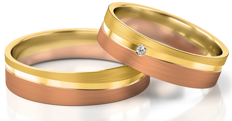 Trouwringen Goud model 13008 | Stel uw eigen set samen