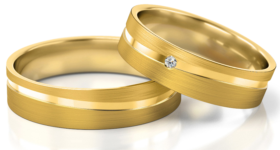 Trouwringen Goud model 13008 | Stel uw eigen set samen