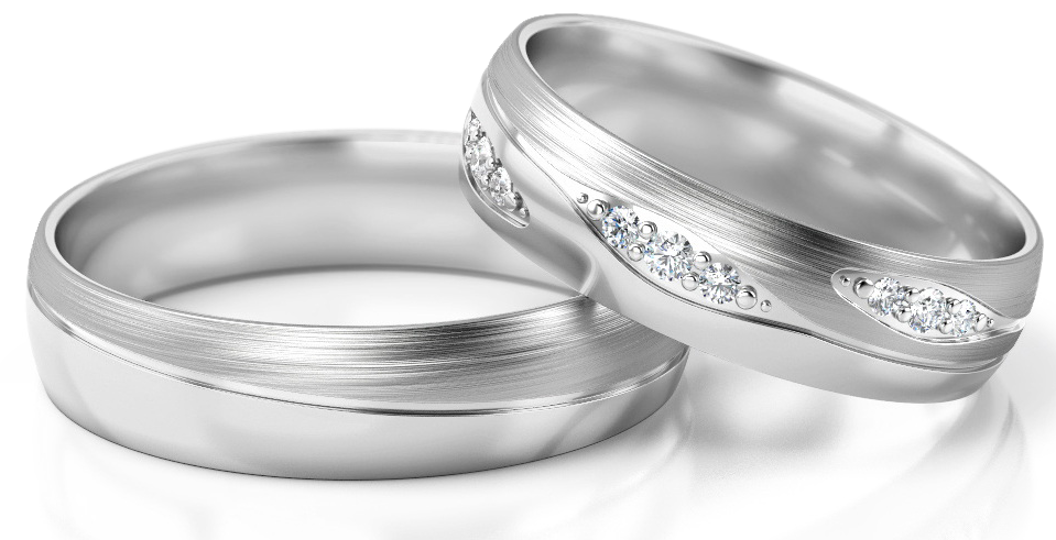 Trouwringen Witgoud model 62879 | Stel uw eigen set samen