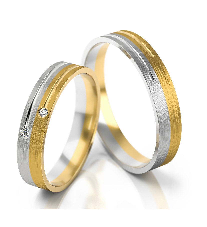 Trouwringen Goud model 42234 | Stel uw eigen set samen