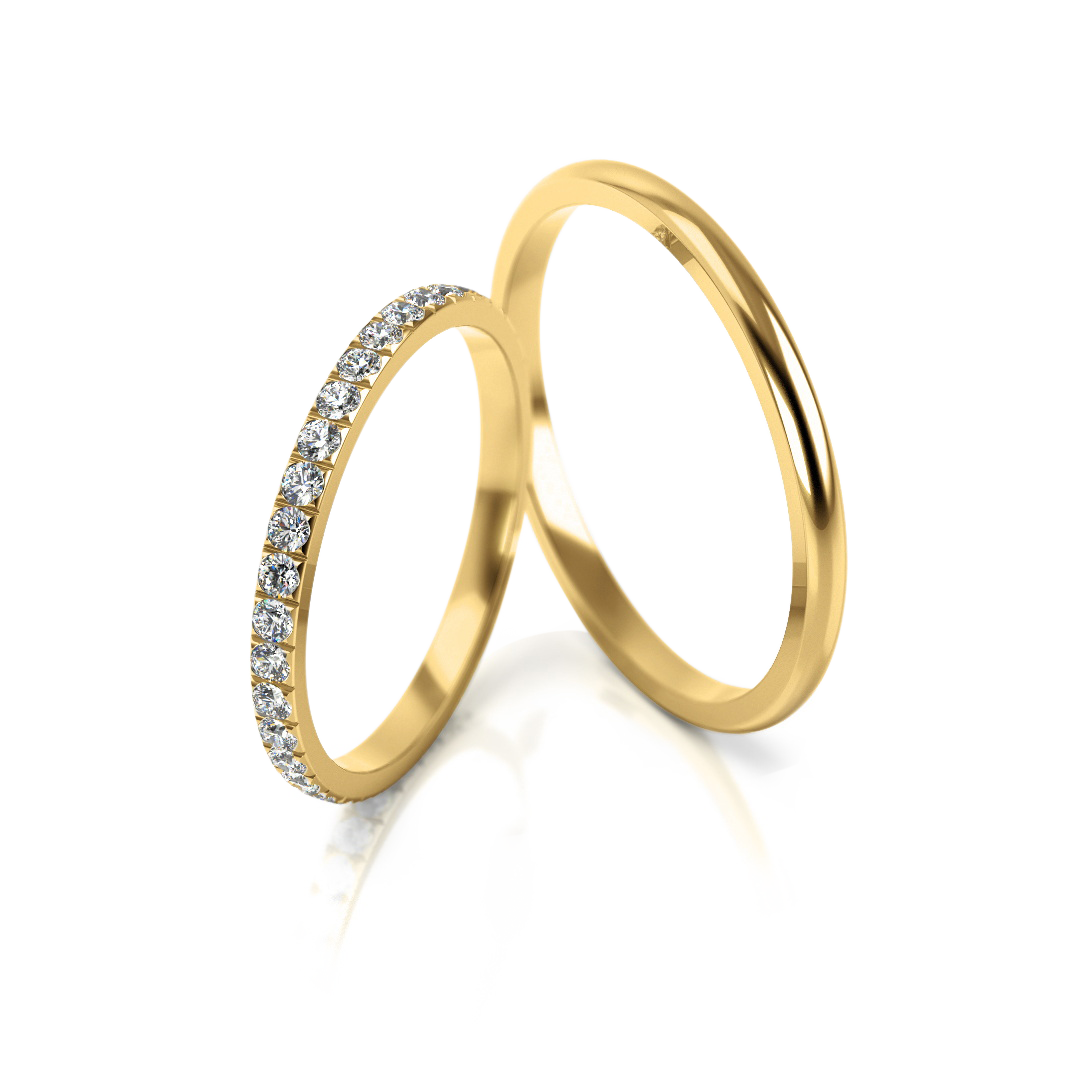 Trouwringen Goud model 42985 | Stel uw eigen set samen