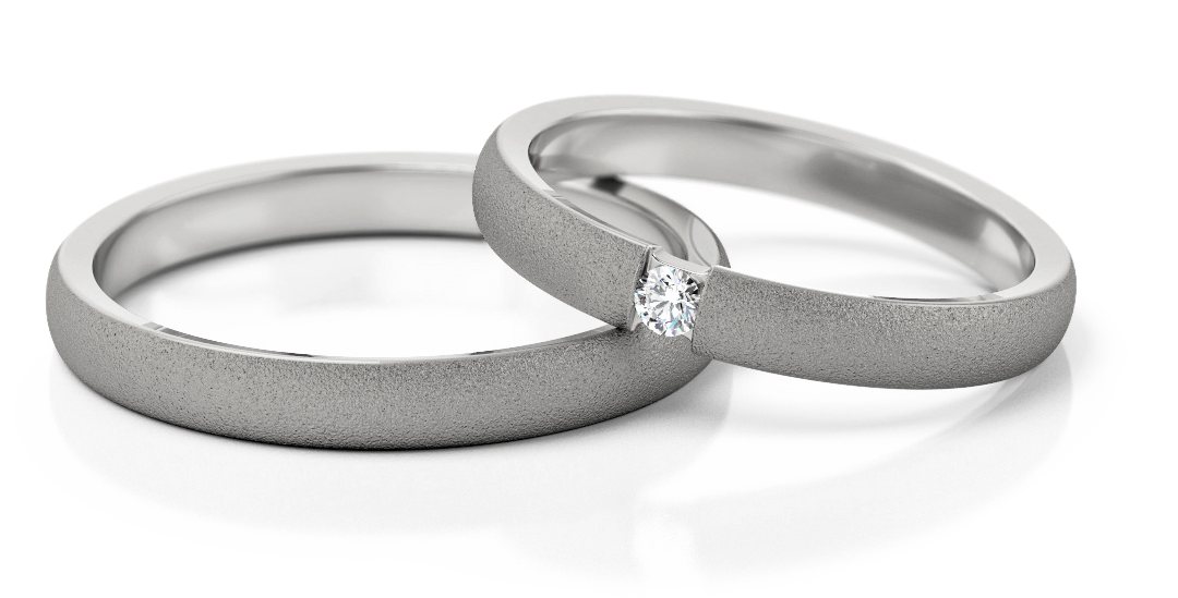 Trouwringen Witgoud model 32605 | Stel uw eigen set samen