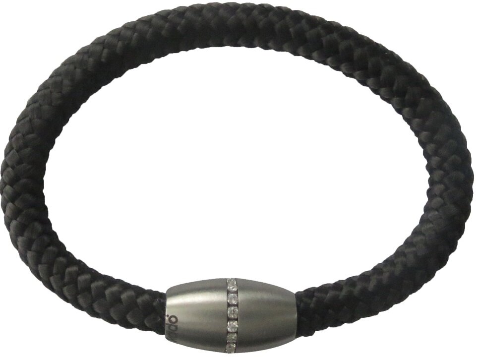 Armband koord 925 zilver sluiting Swarovski ® zirkonia model BX