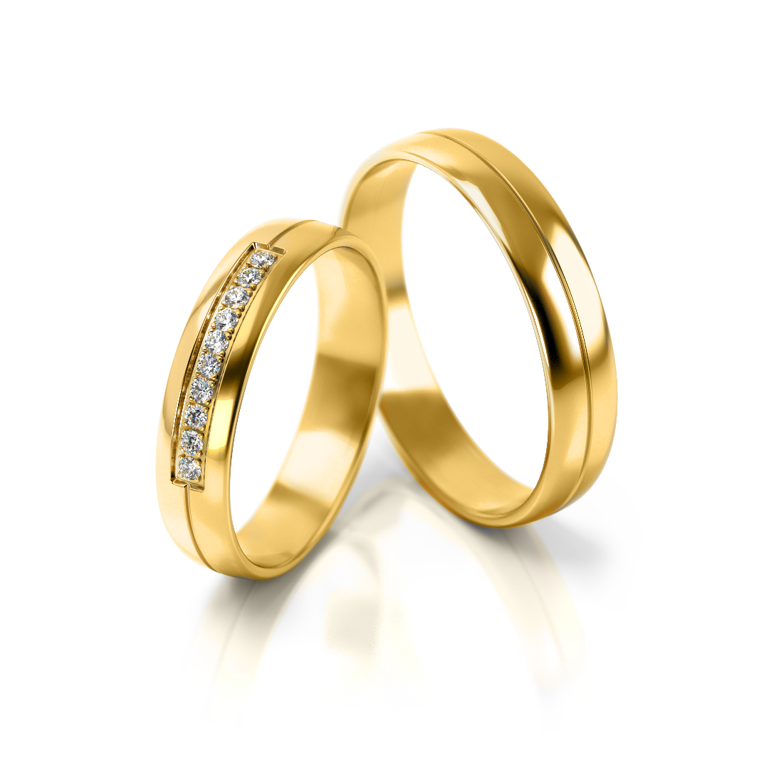 Trouwringen Goud model 23185 | Stel uw eigen set samen