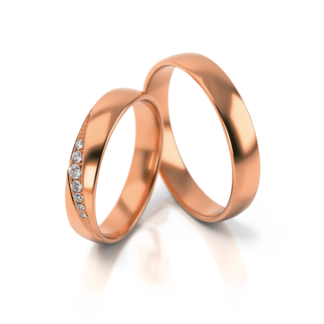 Trouwringen Roségoud model 53175 | Stel uw eigen set samen