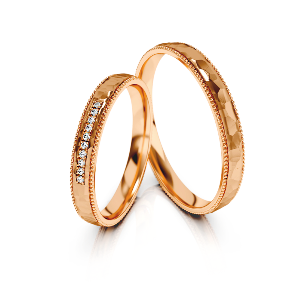 Trouwringen Roségoud model 73216 | Stel uw eigen set samen