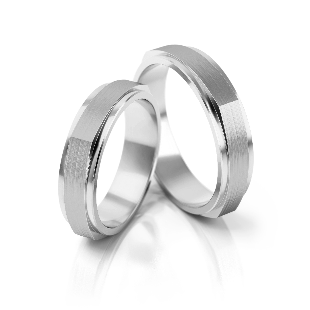 Trouwringen Goud model 92119 | Witgoud