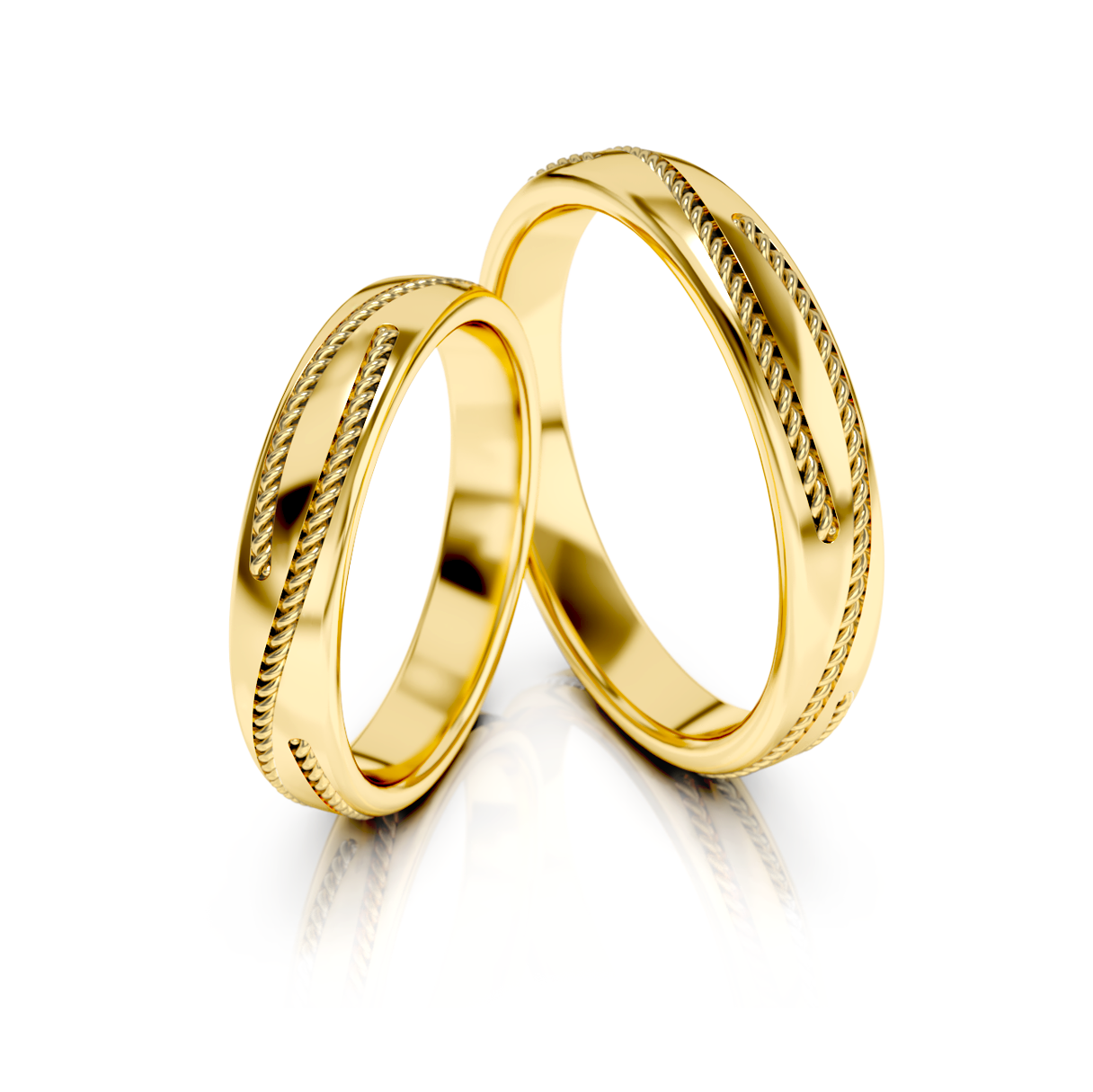 Trouwringen Goud model 53236 | Geelgoud