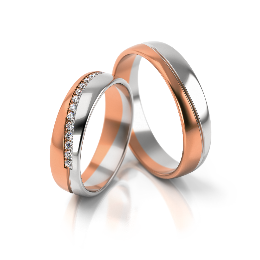 Trouwringen Goud model 93089 | Stel uw eigen set samen