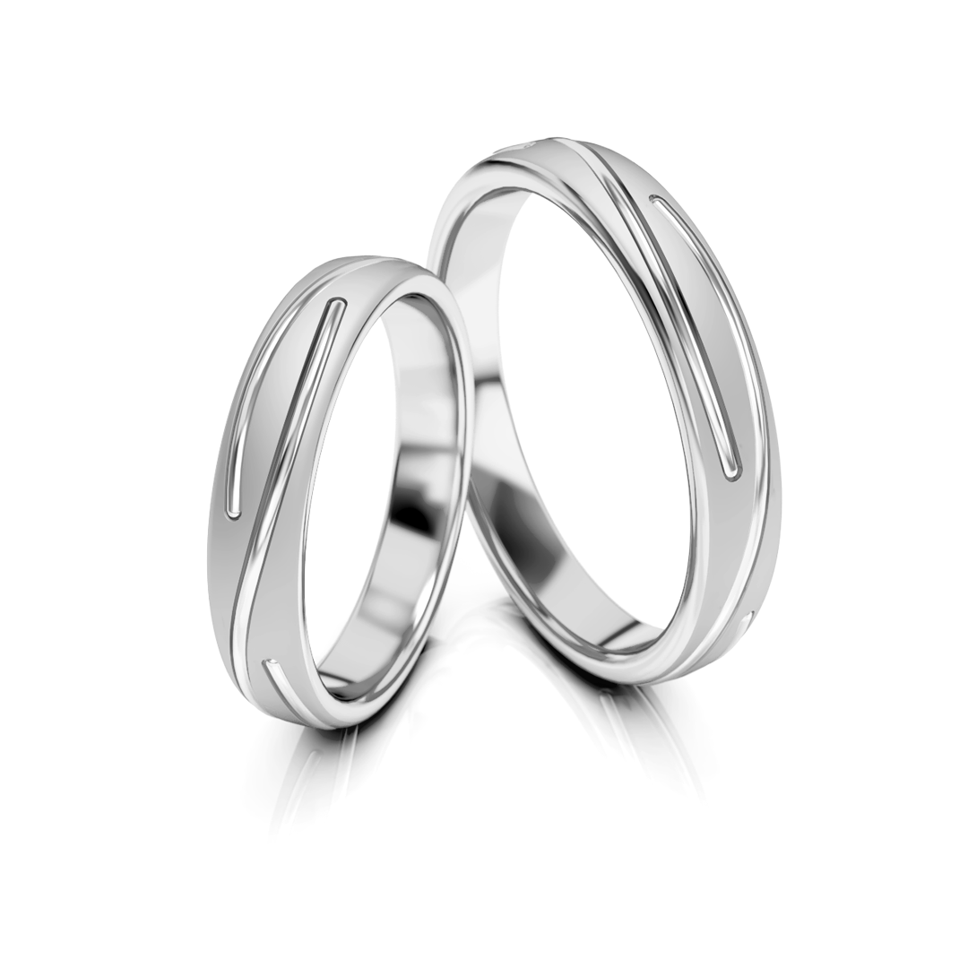 Trouwringen Goud model 73248 | Witgoud