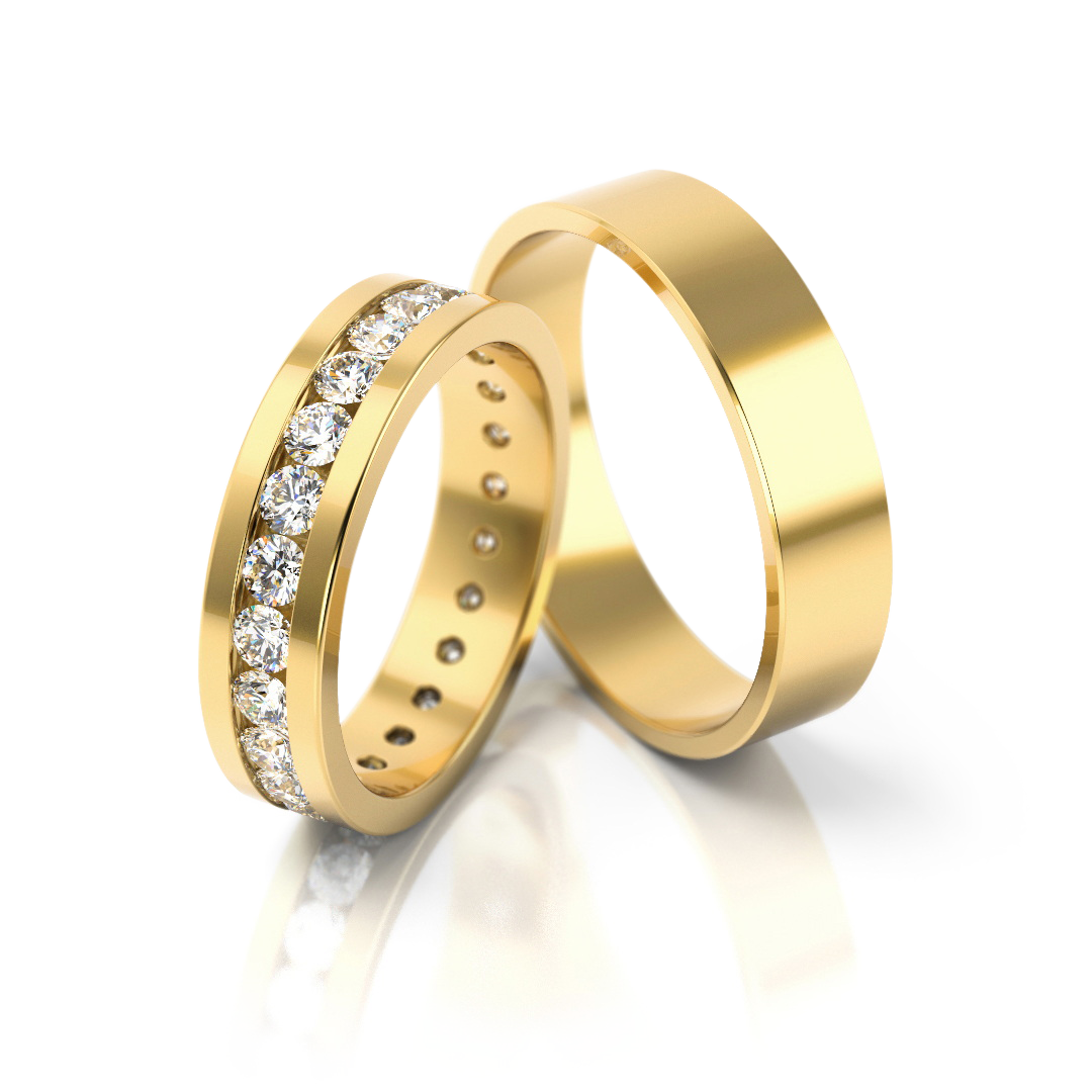 Trouwringen Goud model 60846 | Stel uw eigen set samen