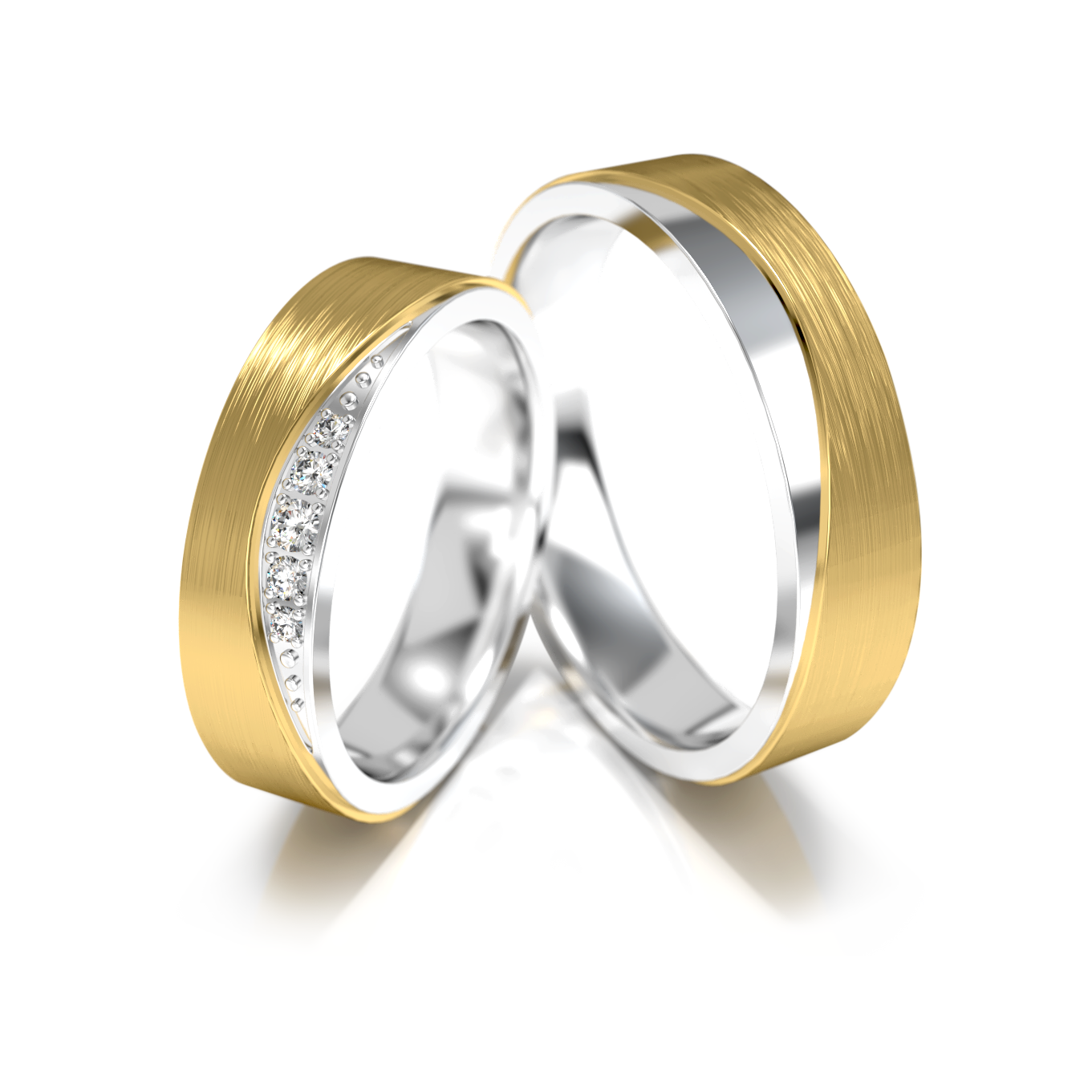 Trouwringen Goud model 63278 | Stel uw eigen set samen