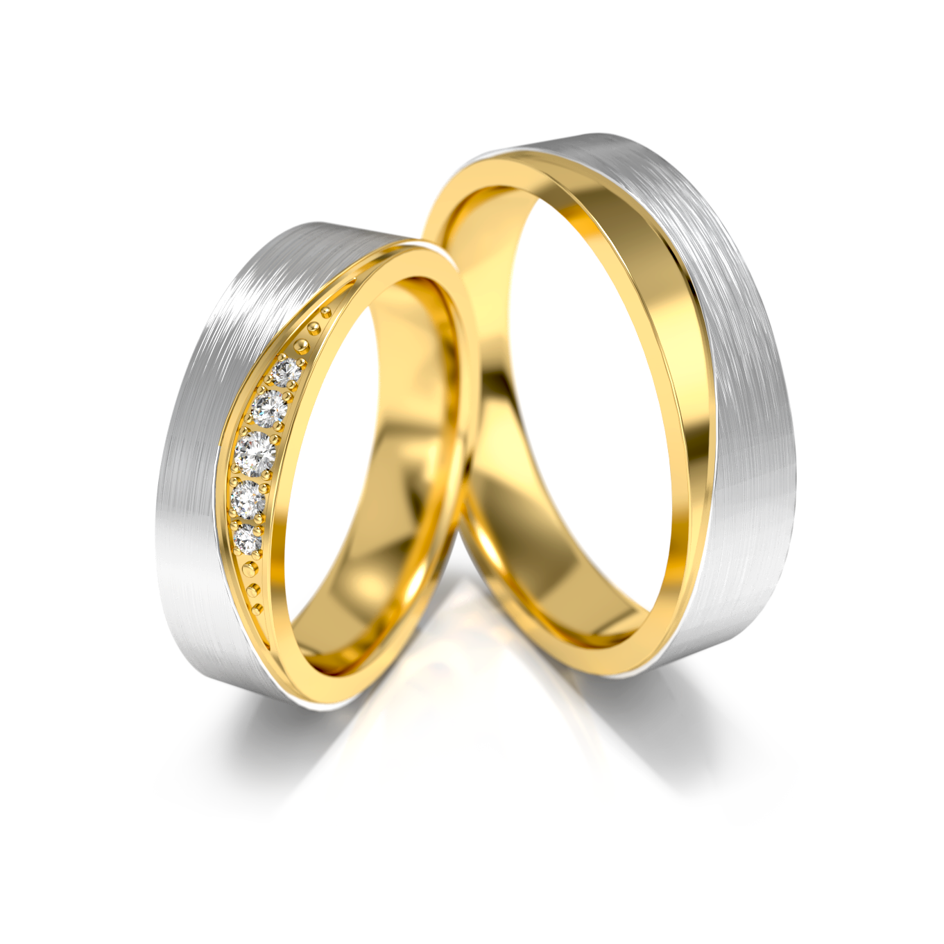 Trouwringen Goud model 63278 | Stel uw eigen set samen