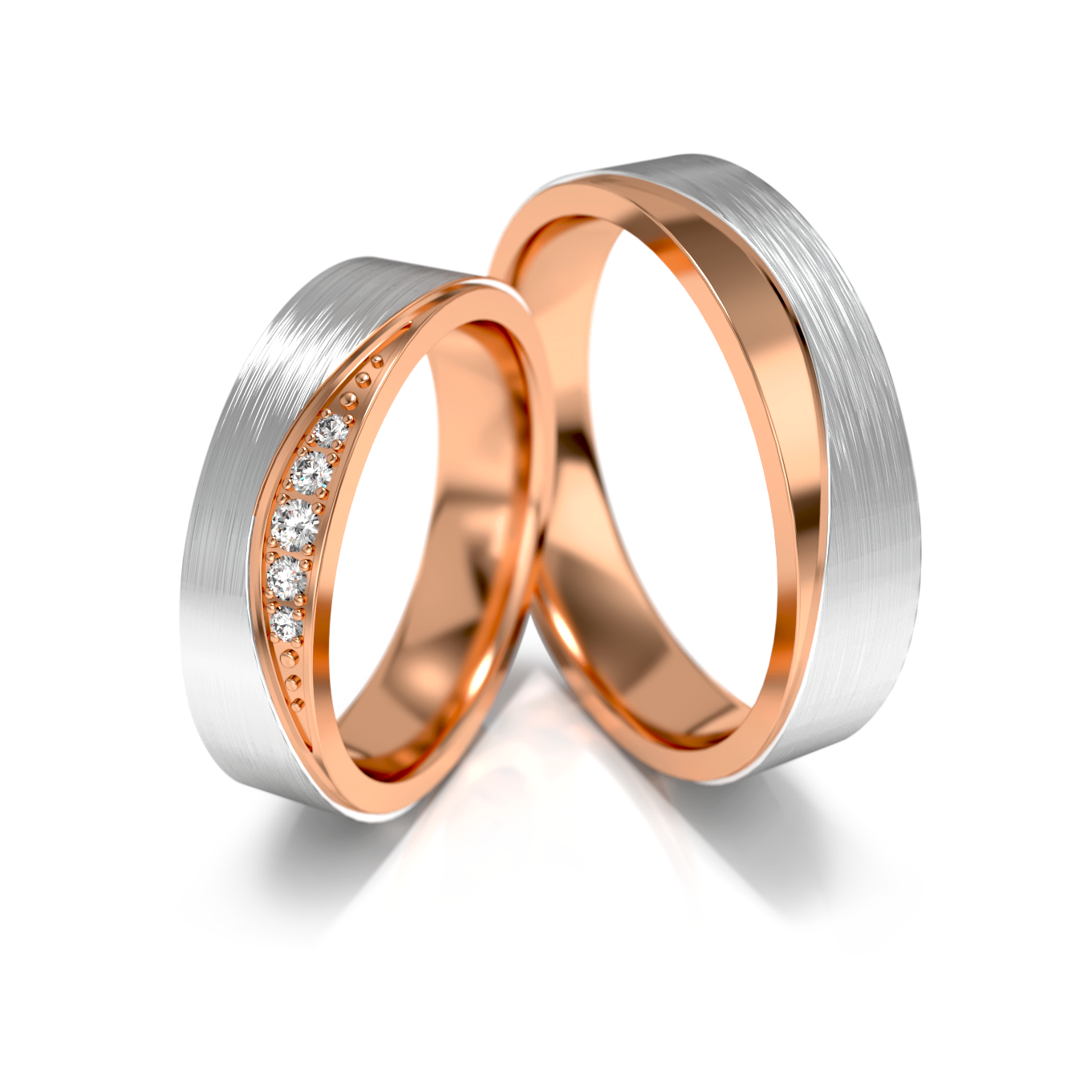 Trouwringen Goud model 63278 | Stel uw eigen set samen