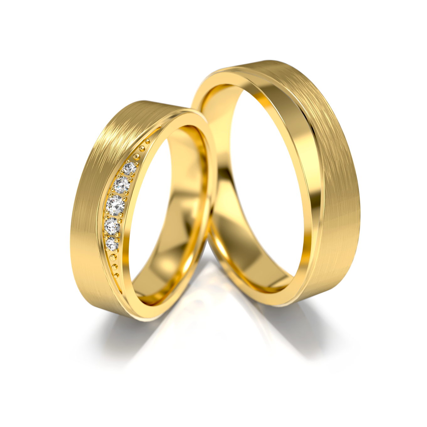 Trouwringen Goud model 63278 | Stel uw eigen set samen