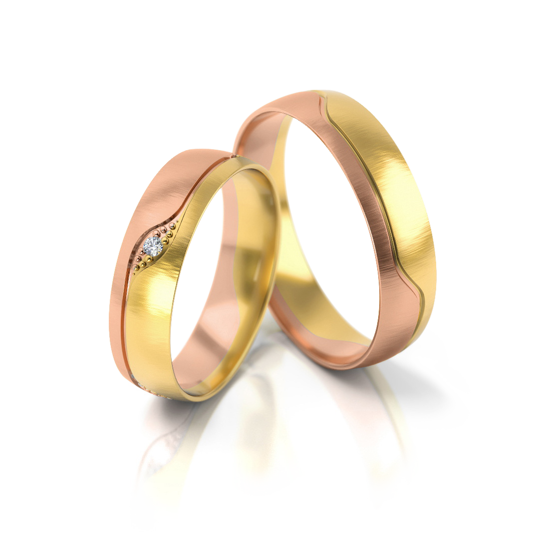 Trouwringen Goud model 73017 | Stel uw eigen set samen