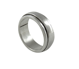 Ring 925 zilver & koper ambachtelijk model 2