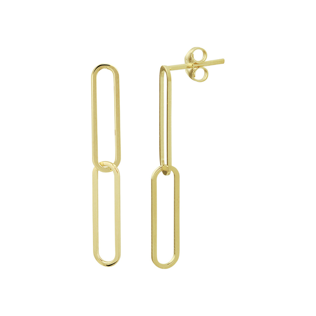 Oorbellen 14 karaat goud model 9T