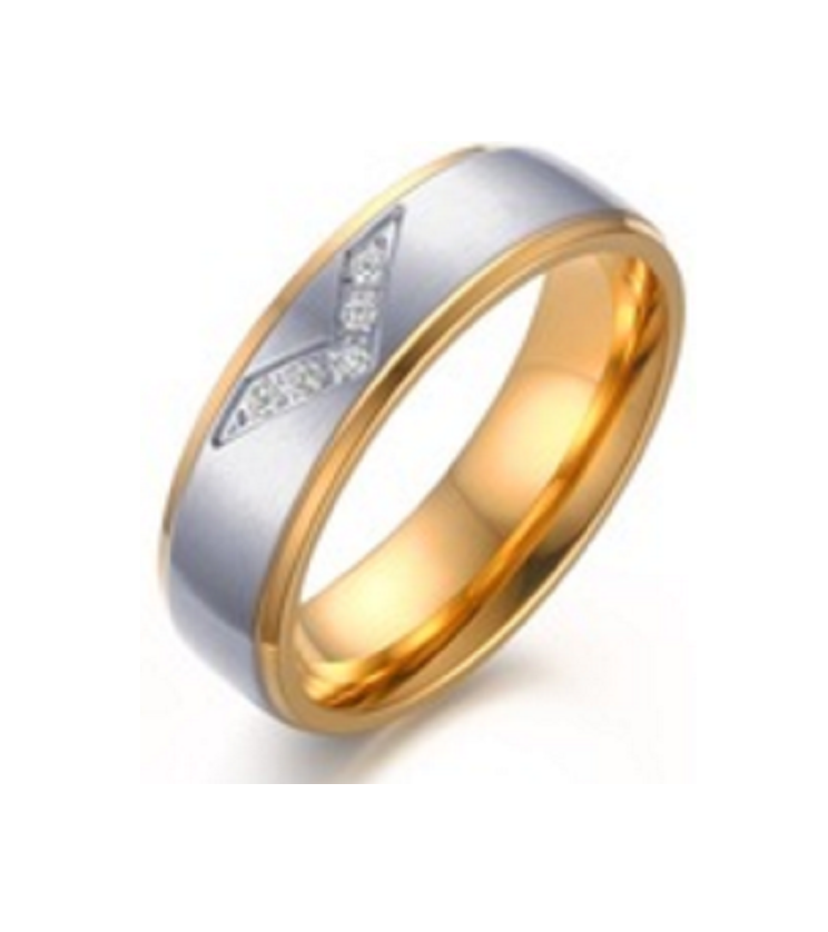 Ring gold plated model 77