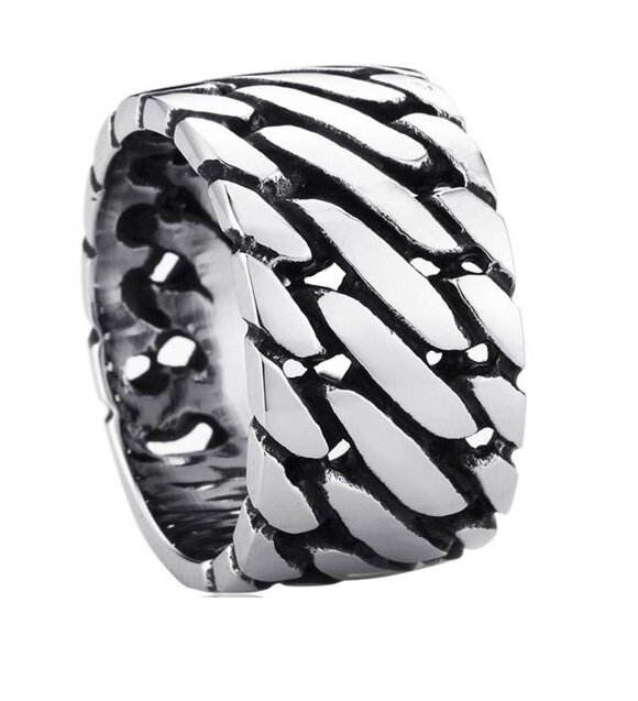 Ring breed gevlochten model 53