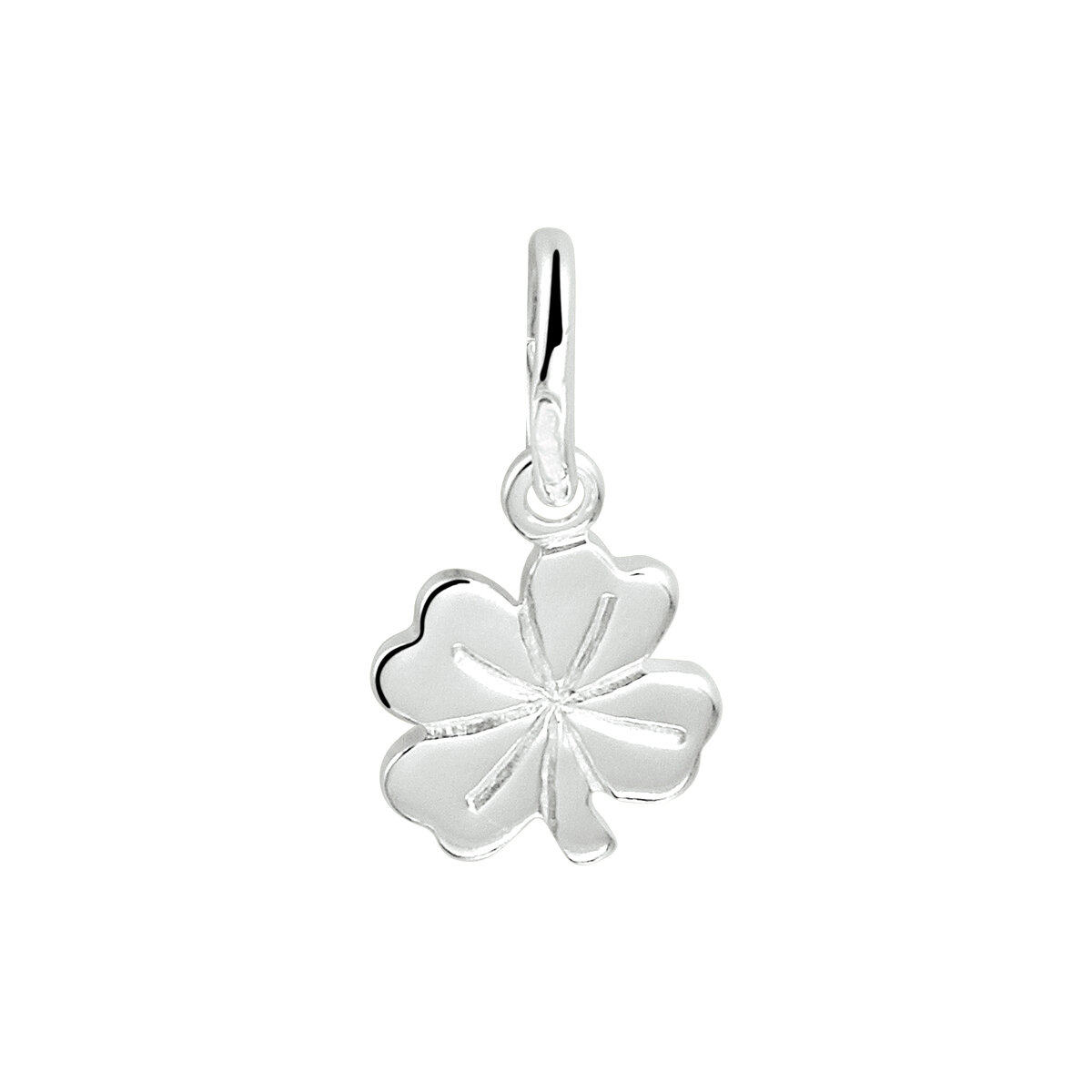 Halsketting 925 zilver hanger klaver vier model JO