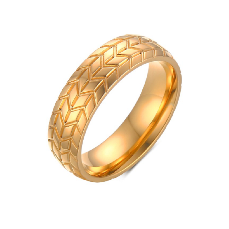 Ring gold plated profiel autoband model 91