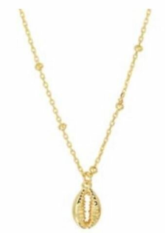 Halsketting gold plated schelp model S