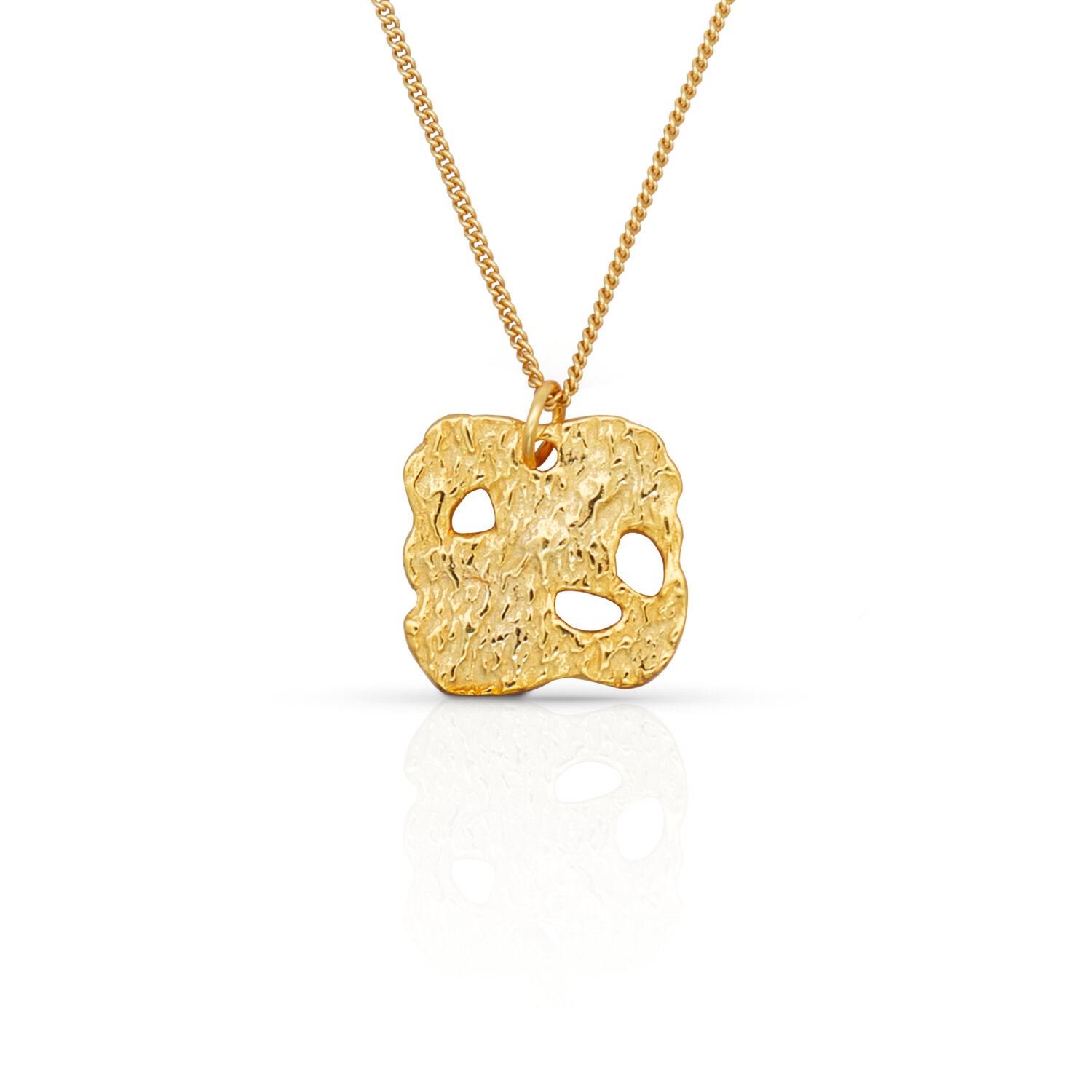 Halsketting gold plated hanger model HO