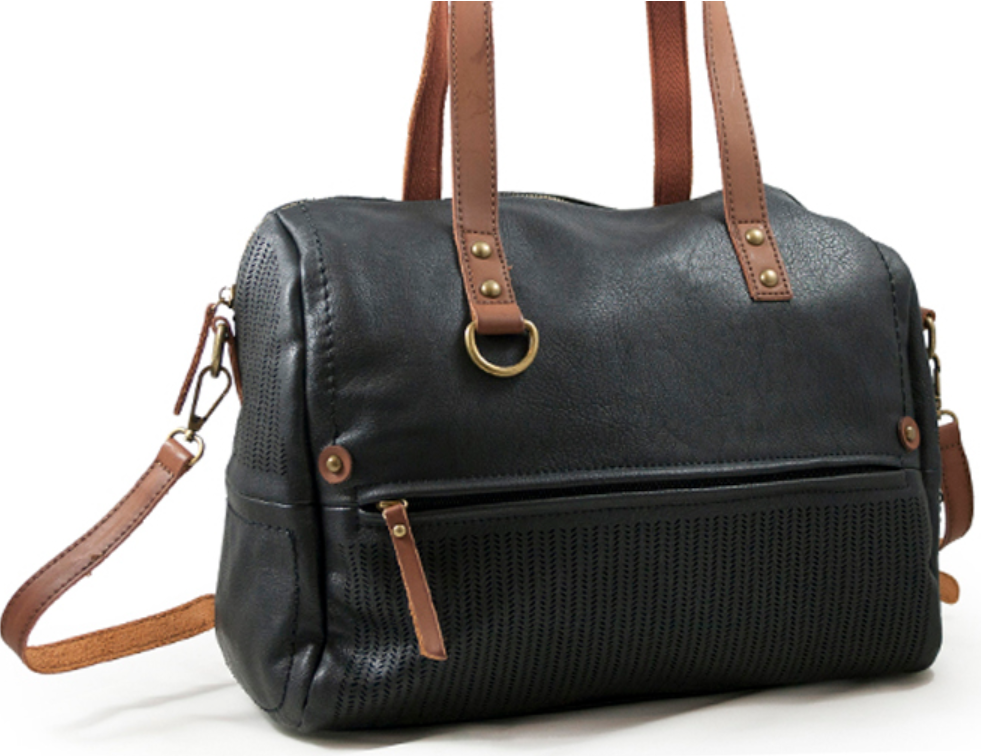 Schouder- & handtas zwart 33 x 31 cm.