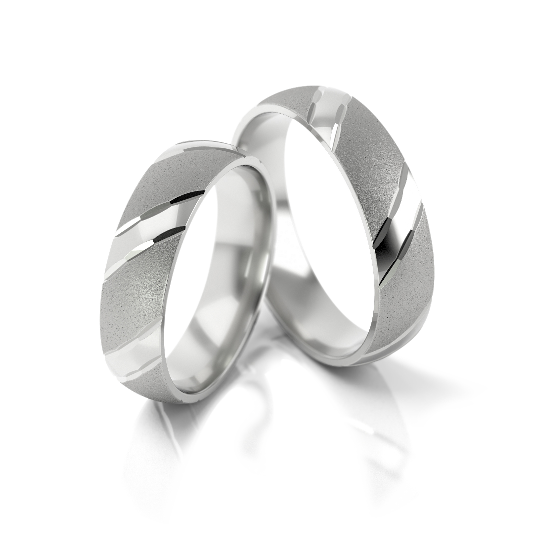 Trouwringen Zilver model 010