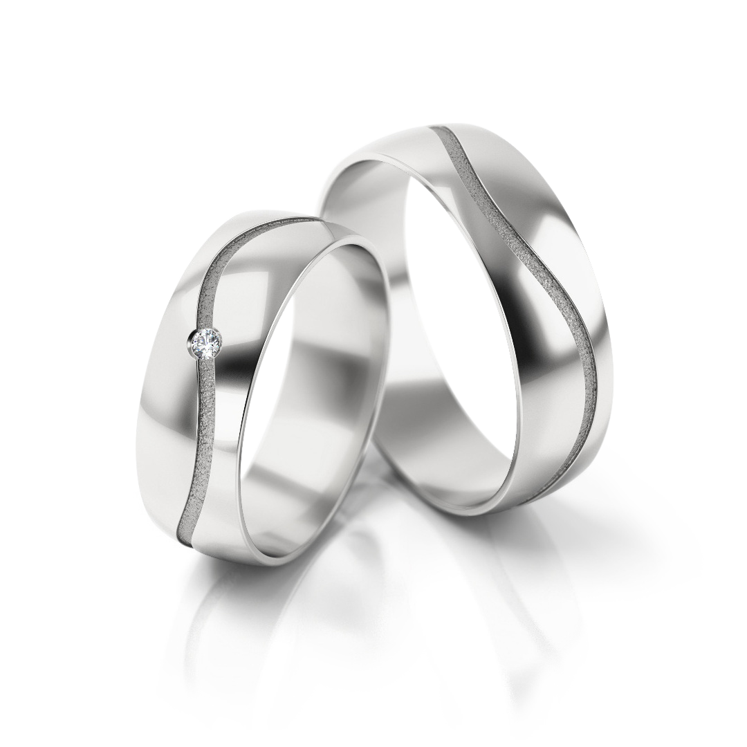 Trouwringen Zilver model 52865 | Stel uw eigen set samen