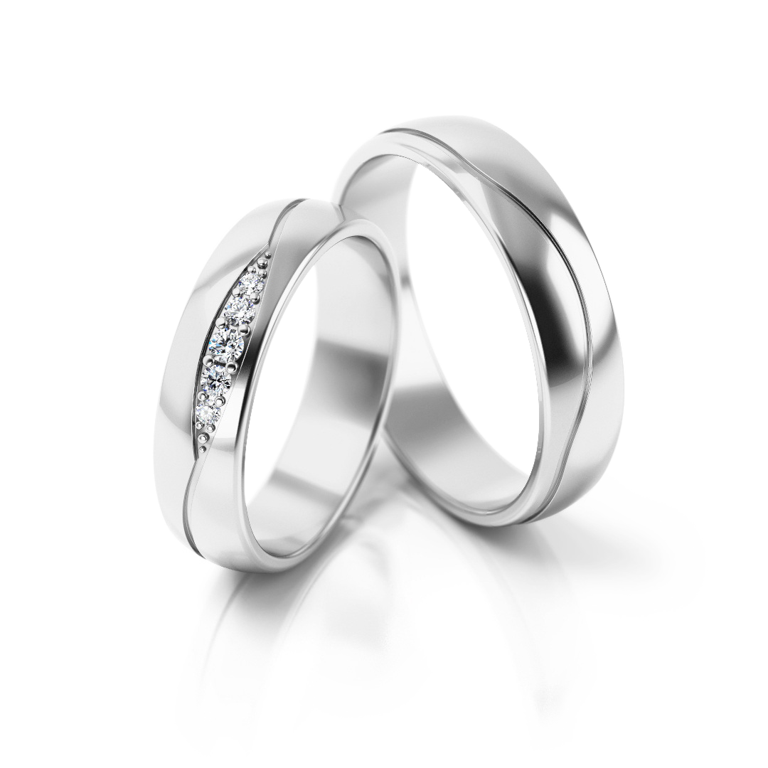 Trouwringen Zilver model 52969 | Stel uw eigen set samen