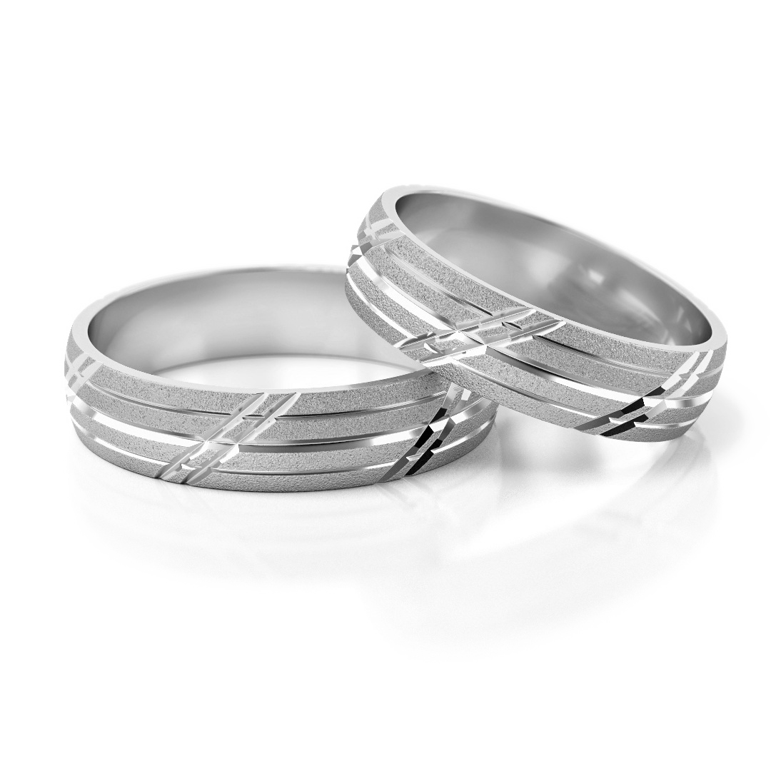 Trouwringen Zilver model 0510