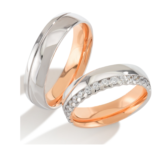 Trouwringen Goud model 4007 | Stel uw eigen set samen