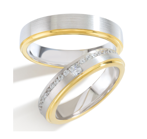 Trouwringen Goud model 4015 | Stel uw eigen set samen