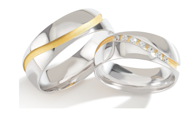 Trouwringen Goud model 4011 | Stel uw eigen set samen