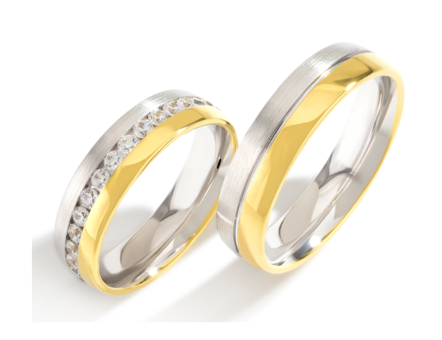 Trouwringen Goud model 4016 | Stel uw eigen set samen